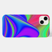 サマフィーリング、抽象芸術3Dレインボワート iPhoneケース (裏面横)