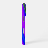 サマフィーリング、抽象芸術3Dレインボワート iPhoneケース (右側面)