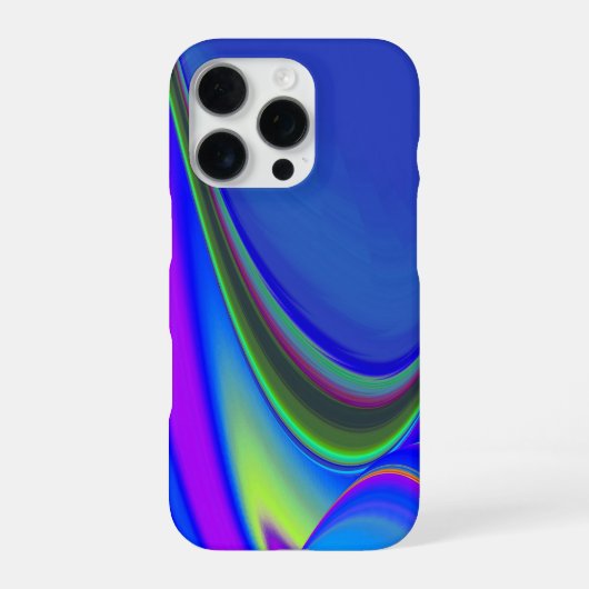 サマフィーリング、抽象芸術3Dレインボワート iPhoneケース (裏面)