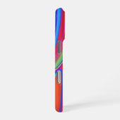 サマフィーリング、抽象芸術3Dレインボワート iPhoneケース (右側面)