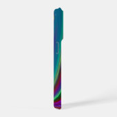 サマフィーリング、抽象芸術3Dレインボワート iPhoneケース (右側面)