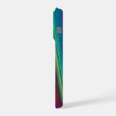 サマフィーリング、抽象芸術3Dレインボワート iPhoneケース (左側面)
