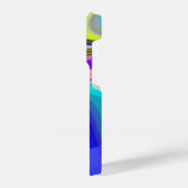 サマフィーリング、抽象芸術3Dレインボワート iPhoneケース (左側面)