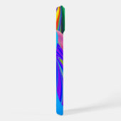 サマフィーリング、抽象芸術3Dレインボワート iPhoneケース (右側面)