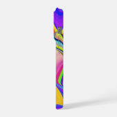 サマフィーリング、抽象芸術3Dレインボワート iPhoneケース (左側面)