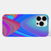 サマフィーリング、抽象芸術3Dレインボワート iPhoneケース (裏面横)