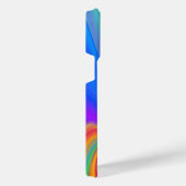 サマフィーリング、抽象芸術3Dレインボワート iPhoneケース (右側面)