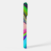 サマフィーリング、抽象芸術3Dレインボワート iPhoneケース (右側面)