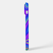 サマフィーリング、抽象芸術3Dレインボワート iPhoneケース (左側面)