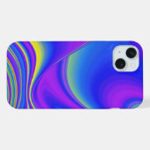 サマフィーリング、抽象芸術3Dレインボワート iPhoneケース (裏面横)
