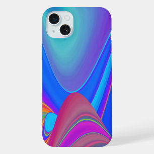 サマフィーリング、抽象芸術3Dレインボワート iPhone 15 PLUSケース