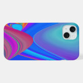 サマフィーリング、抽象芸術3Dレインボワート iPhoneケース (裏面横)