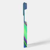 サマフィーリング、抽象芸術3Dレインボワート iPhoneケース (左側面)