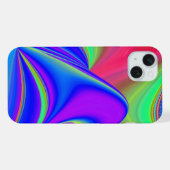 サマフィーリング、抽象芸術3Dレインボワート iPhoneケース (裏面横)