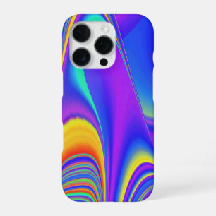 サマフィーリング、抽象芸術3Dレインボワート iPhone 16 PROケース