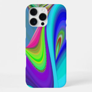 サマフィーリング、抽象芸術3Dレインボワート iPhone 16 PRO MAXケース