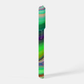 サマフィーリング、抽象芸術3Dレインボワート iPhoneケース (右側面)