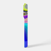 サマフィーリング、抽象芸術3Dレインボワート iPhoneケース (左側面)