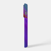 サマフィーリング、抽象芸術3Dレインボワート iPhoneケース (左側面)