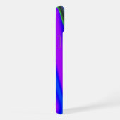 サマフィーリング、抽象芸術3Dレインボワート iPhoneケース (右側面)
