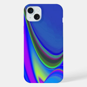 サマフィーリング、抽象芸術3Dレインボワート iPhone 15 PLUSケース