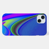 サマフィーリング、抽象芸術3Dレインボワート iPhoneケース (裏面横)