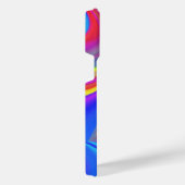 サマフィーリング、抽象芸術3Dレインボワート iPhoneケース (右側面)