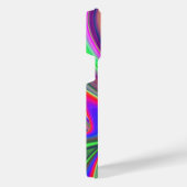 サマフィーリング、抽象芸術3Dレインボワート iPhoneケース (右側面)