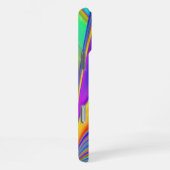 サマフィーリング、抽象芸術3Dレインボワート iPhoneケース (右側面)