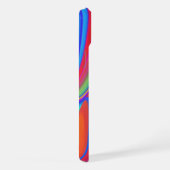 サマフィーリング、抽象芸術3Dレインボワート iPhoneケース (右側面)