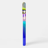 サマフィーリング、抽象芸術3Dレインボワート iPhoneケース (左側面)