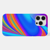 サマフィーリング、抽象芸術3Dレインボワート iPhoneケース (裏面横)