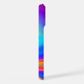 サマフィーリング、抽象芸術3Dレインボワート iPhoneケース (右側面)