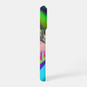 サマフィーリング、抽象芸術3Dレインボワート iPhoneケース (右側面)