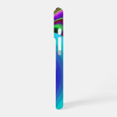 サマフィーリング、抽象芸術3Dレインボワート iPhoneケース (左側面)