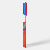 サマフィーリング、抽象芸術3Dレインボワート iPhoneケース (右側面)