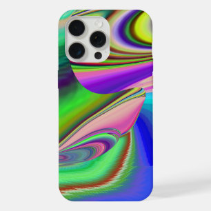 サマフィーリング、抽象芸術3Dレインボワート iPhone 15 PRO MAXケース
