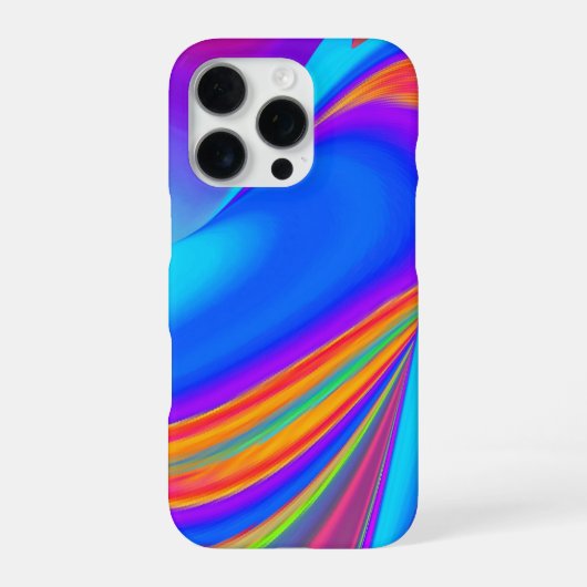 サマフィーリング、抽象芸術3Dレインボワート iPhoneケース (裏面)