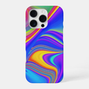 サマフィーリング、抽象芸術3Dレインボワート iPhone 16 PROケース