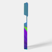 サマフィーリング、抽象芸術3Dレインボワート iPhoneケース (右側面)