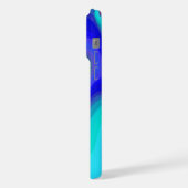 サマフィーリング、抽象芸術3Dレインボワート iPhoneケース (左側面)