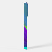 サマフィーリング、抽象芸術3Dレインボワート iPhoneケース (右側面)