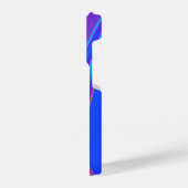 サマフィーリング、抽象芸術3Dレインボワート iPhoneケース (左側面)