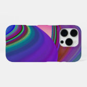 サマフィーリング、抽象芸術3Dレインボワート iPhoneケース (裏面横)