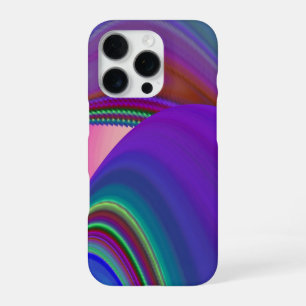 サマフィーリング、抽象芸術3Dレインボワート iPhone 16 PROケース