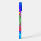 サマフィーリング、抽象芸術3Dレインボワート iPhoneケース (右側面)