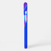 サマフィーリング、抽象芸術3Dレインボワート iPhoneケース (左側面)