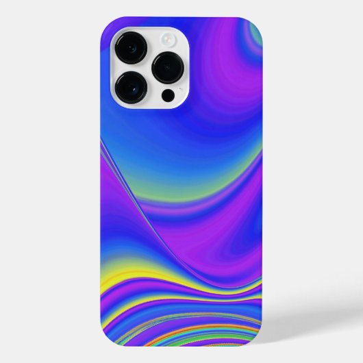 サマフィーリング、抽象芸術3Dレインボワート iPhoneケース (裏面)