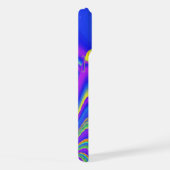 サマフィーリング、抽象芸術3Dレインボワート iPhoneケース (右側面)