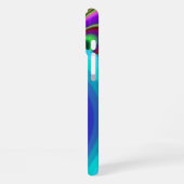 サマフィーリング、抽象芸術3Dレインボワート iPhoneケース (左側面)